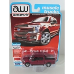 Auto World 1:64 Ford F-150 Lariat 2018 ruby red 